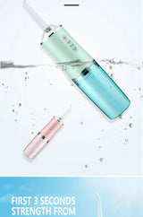 Portable Smart Electric Oral Irrigator Water Flosser 4 Jets 3 Modes Rechargeable Dental Water Jet Irrigator Dental Teeth Cleaner