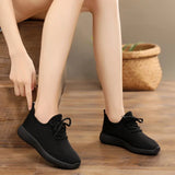 Women's Vulcanize Shoes 2024 Sneakers Solid Black Red Shoes Gym Fitness Trainers Walking Sport Shoes Female Zapatos Mujer