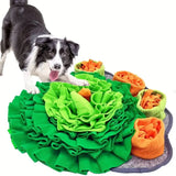 Pet Dog Snuffle Mat Nose Smell Training Sniffing Pad Dog Puzzle Toy Slow Feeding Bowl Food Dispenser Treats Pad Washable Dog toy