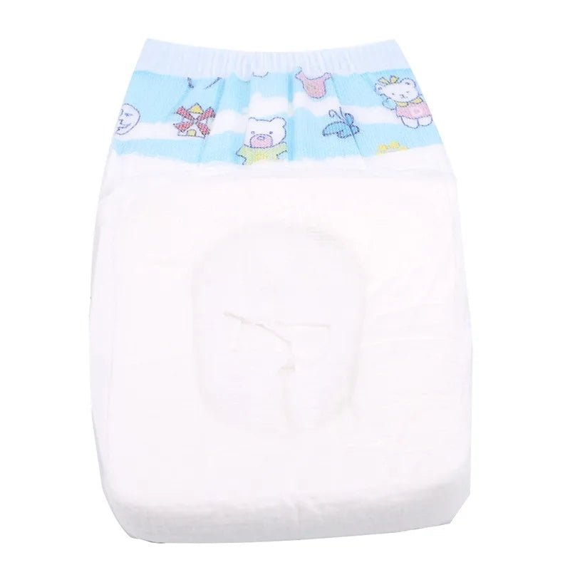 10Pcs Disposable Pet Diapers for Teddy Female Leakproof Nappies Super Absorption Dog Diapers Pet Menstrual Physiological Pants