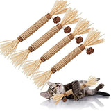 Cat Toys Silvervine Chew Stick,Kitten Treat Catnip Toy Kitty Natural Stuff with Catnip for Cleaning Teeth Indoor Dental