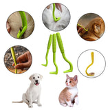 3pcs Flea Remover Hook Tick Remover Tweezer Tick Pull Pet Cat Dog Accessaries Tick Clamp Pet Mites Flea Extractor Dog Accessarie