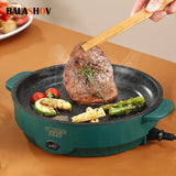 Electric MultiCooker Electric Frying Pan 220V Househould Barbecue Fried Steak Fish Omelette Frying Pan Non-stick Cooking Machine