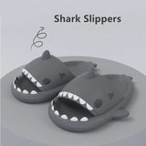 Summer Adults Shark Slippers Kids Cartoon Sandals Men Shark Slides Women Beach Flip Flops Couple Home Anti-skid Flat 2024 Shoes