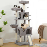 Domestic Delivery Big Cat Tree Tower Condo Furniture Scratch Post Cat Jumping Toy with Ladder for Kittens Pet House Play