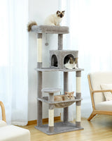 Multi-Level Cat Tree Tower with Condo Scratching Post for Cat Furniture House Cat Scratcher Cat Supplies Cat Toy