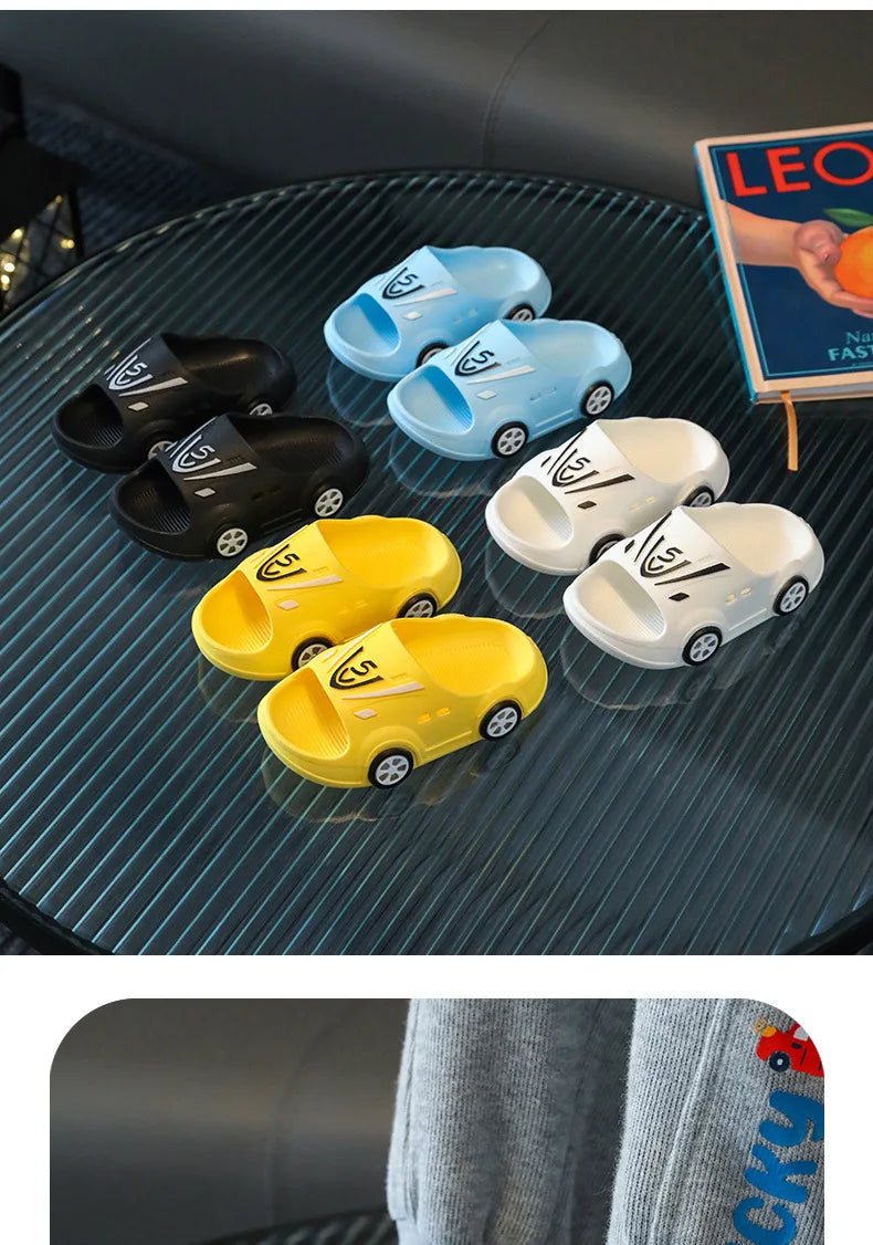 SummerChild Shoes LED Lights Slippers Baby Indoor Antiskid Sandals Boy Girl Luminous Slippers Kid Home Parent-child Sandals