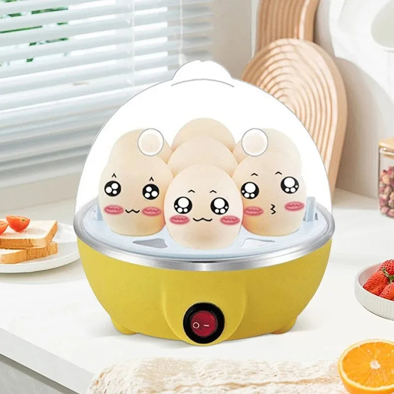 Automatic Egg Cooker Power Off Home 7 Eggs Multi-Functional Steamed Egg Custard Boiled Egg Machine Breakfast Artifact