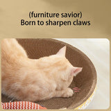 Cat Scratcher Bowl Pad Bowl Cat Cardboard Bed Scratch Mat Thick Lounge Bed Sofa For Cats Kittens Cat Scratcher Bowls Furniture