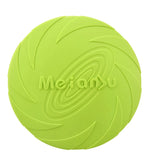 Fashion Pet Dog Silicone Game Frisbeed Dog Toy Flying Discs Trainning Interactive Toys Pet Supplies Flying Disc 15/18/22cm