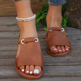 Sandals Women Flats Casual Slippers Summer Shoes 2024 New Fashion Dress Flip Flops Beach Bohemian Shoes Femme Home Slides