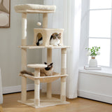 Multi-Level Cat Tree Tower with Condo Scratching Post for Cat Furniture House Cat Scratcher Cat Supplies Cat Toy