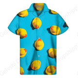 Duck 3d Print Shirts Men Fashion Hawaiian Shirt Short Sleeve Casual Beach Shirts Boys Single-Breasted Blouse Men's Clothing