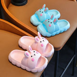 Children's Slippers Kids Summer Girls Cartoon Bunny Non-Slip Soft Soles For Children Indoor Home Boys Toddler Baby Sandals