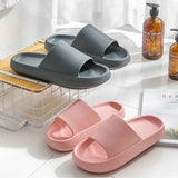 House Floor Sofa Slippers Women Men Indoor Outdoor Slipper Quality Sole Soft Eva Anti-Slip Shoes Female Male Beach Shower Slides