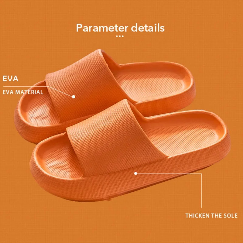 House Floor Sofa Slippers Women Men Indoor Outdoor Slipper Quality Sole Soft Eva Anti-Slip Shoes Female Male Beach Shower Slides