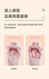 Cat foot shaver special dog hair shaver fader pet electric pushing scissors electric mute cat claw pedicure artifact