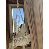 Pet Cat Hammock Swing Bed Bohemian Handwoven Tapestry Cotton Macrame For Home Bedroom Decoration Wall Hanging Without Mat