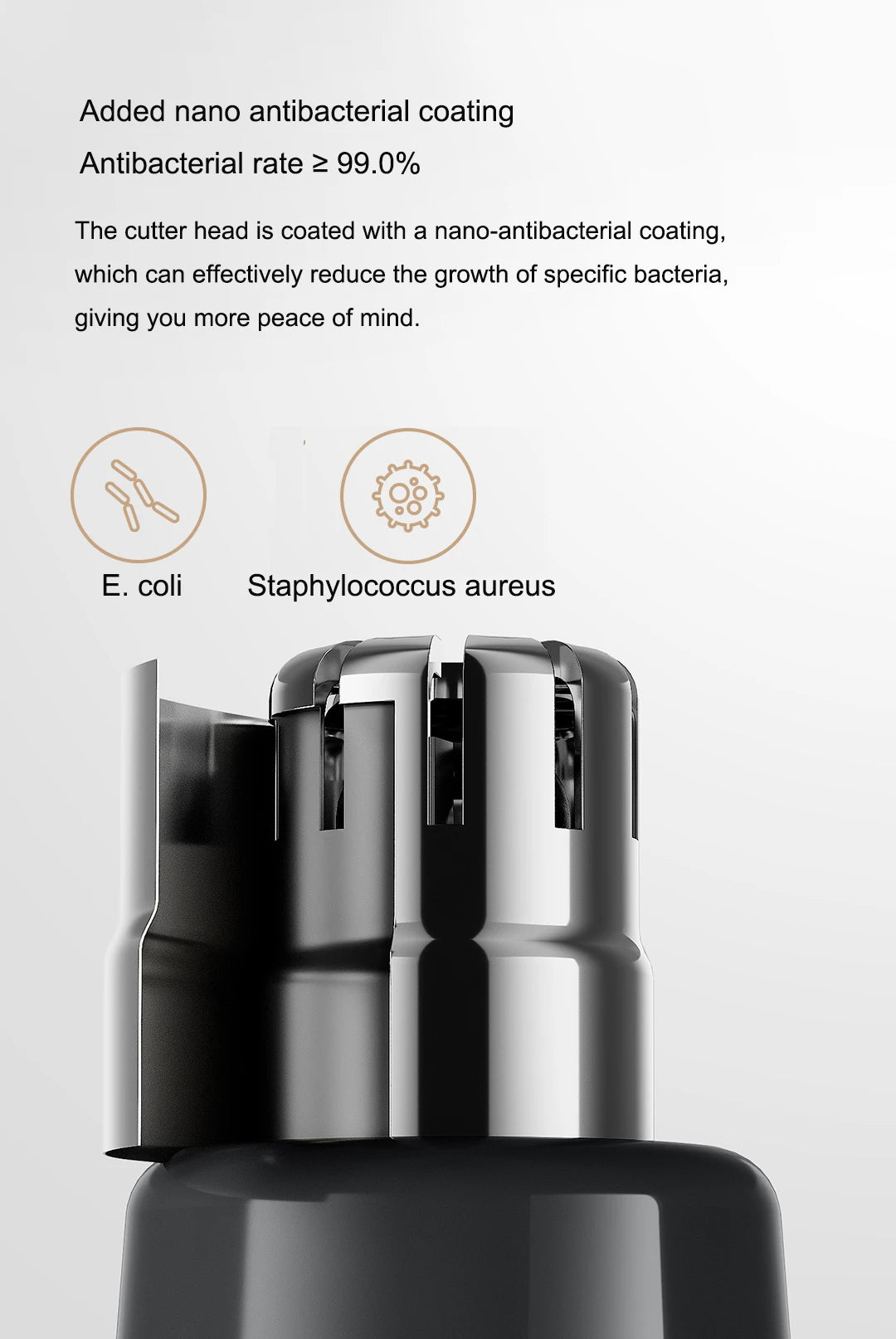 2023 NEW XIAOMI Mijia Electric Nose Hair Trimmer Portable Nose Ears Hair Eyebrow Trimmer  for Men Rechargeable Painless Clipper