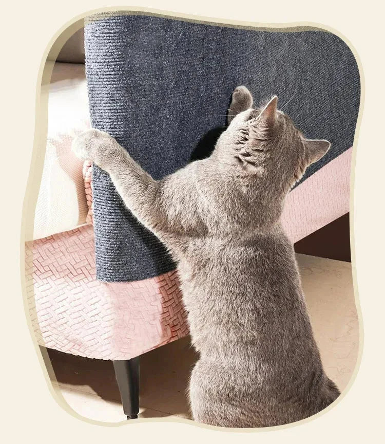 Cat Scratching Post Carpet Diy Cuttable Cat Scratching Mat Self-adhesive Cat Tree Replacement Scratcher For Household Pet Shop