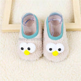 Winter Children Floor Baby Slippers Infant Toddler Plush Warm Boys Girl Soft Anti-slip Indoor School Kids Shoes