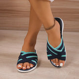 Women Flip Flops Flats Slippers Beach Shoes Summer Sandals New Trend Walking Casual Shoes Dress Slides