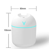 250ML USB Mini Air Humidifier Aroma Essential Oil Diffuser For Home Car Ultrasonic Mute Mist Maker Diffuser with LED Color Lamp