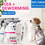 Flea Collar For Dogs And Cats Adjustable Collar Pet In Vitro Deworming Ring Flea Collar Flea Killer Collar Pet Cat Accessories