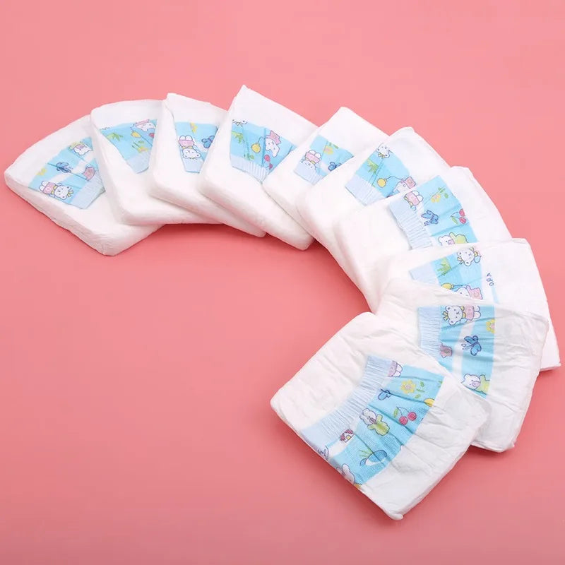 10Pcs Disposable Pet Diapers for Teddy Female Leakproof Nappies Super Absorption Dog Diapers Pet Menstrual Physiological Pants