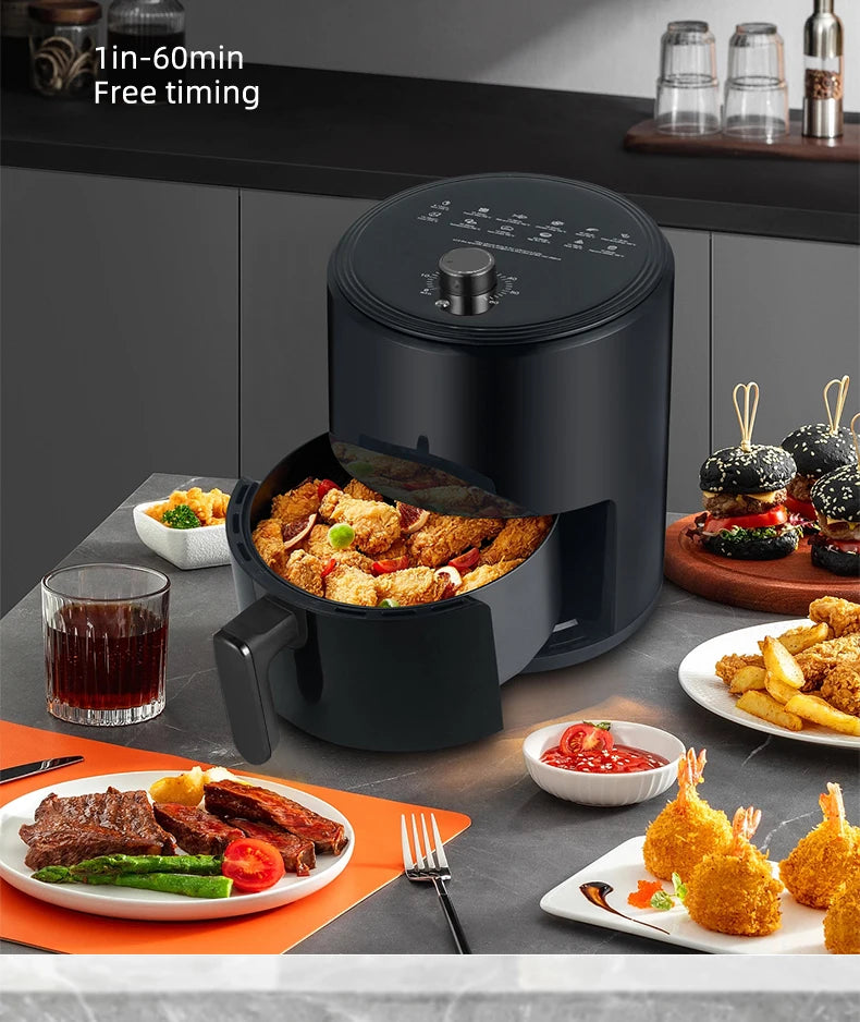 Best-selling Air Fryer Machine Intelligent Large-capacity Household Electromechanical Oven Air Fryer Can Cook All Kinds of Food