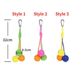 Pet Cat Scratch Toy Hanging Sisal Ball Built-in Bell Interactive Toy Pet Supplies  аксесуари для котів  игрушки для кошек