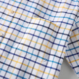 100% Pure Cotton Oxford Shirts for Men Long Sleeve  Plaid Shirt Striped Male BusinessTartan  Red Shirt Mans Designer Clothes