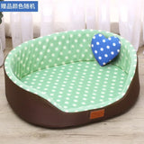 Autumn And Winter Warm Pet Dog Cat Universal Beds Soft Cushion Couch Bed for for Small Medium Dog Plush Cozy Puppy Nest Mat Pad