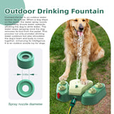 Dog Playing Toys Step on Sprinkler Activated Automatic Squirting Water Provides Outdoor Drinking Fresh Water for Large Dog