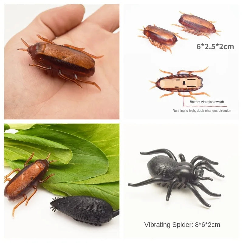 Funny Pet Cat Toys Interactive Electronic Toy Cockroach Mouse Spider for Cats Dogs Puppy Training Toys Pet Product cats