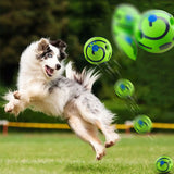 Pet toy dog squeaky balls self-healing toy dog puppy toy giggling sound ball chewing pet ball rolling molars relieve boredom