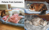 ATUBAN Dog Beds for Large Dogs, Washable Pet Bed Mattress Comfortable, Warming Rectangle Bed for Medium and Large Dogs, Cat Pets