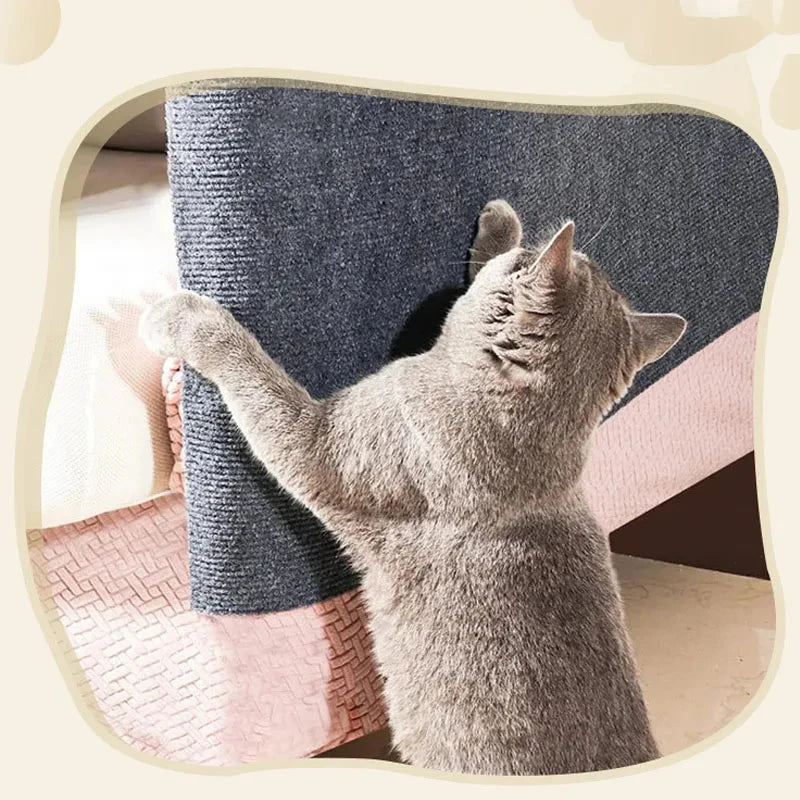 Cat Scratching Post Carpet Cat Scratching Mat Self-adhesive Cat Tree Replacement Scratcher For Household Pet Shop Cat Accessory