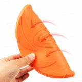 Fashion Pet Dog Silicone Game Frisbeed Dog Toy Flying Discs Trainning Interactive Toys Pet Supplies Flying Disc 15/18/22cm