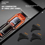 Kemei Hair Trimmer Hair Clipper Professional Barber Trimmer Electric Shaver Hair Cutting Machine Rechargeable Trimmer Men KM-658