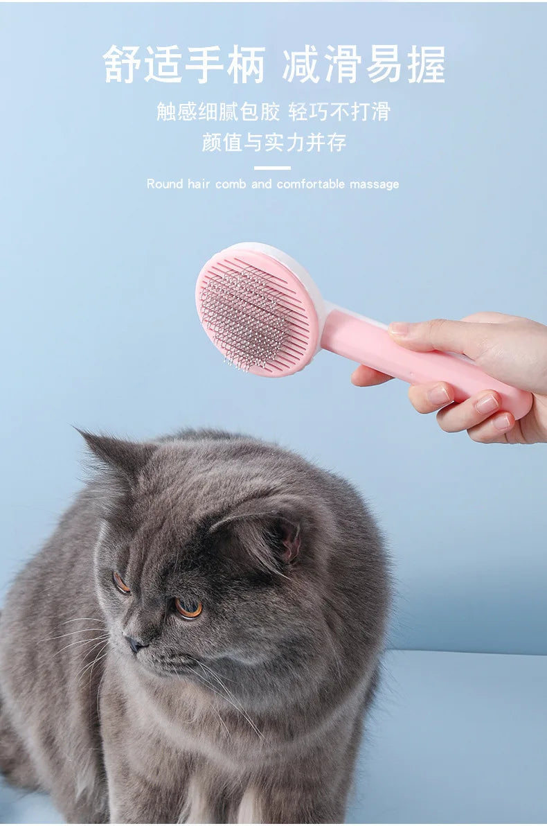 Cat Comb Massage Pet Magic Combs Hair Removal Cat and Dog Universal Needle Brush Pets Grooming Cleaning Supplies Scratcher