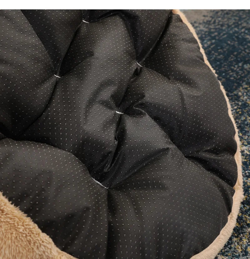 Semi-Enclosed Bear Pet Dog Bed Ultra Soft Cat Bed Detachable Plush Puppy Bed Winter Warm Sleeping Bed Mat Pet Product