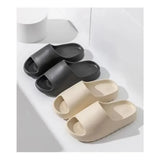 Unisex House Shoes Non-Slip EVA Thick Soft Platform Slide Sandals for Women Men Indoor Outdoor Bathroom Slipper for Couple