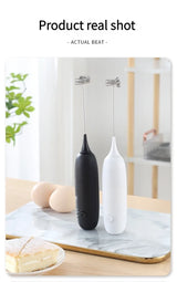 1PC Battery Model Handheld Egg Beater Froth Mixer Kitchen Automatic Coffee Milk Foaming Mixer Kitchen Whisk Tools