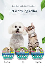 1/2/4PCS Pet Collars Anti-parasitic 1 Box/bag Tools For Protecting Pets Flea Collars For Dogs Cats Convenient Pet Supplies