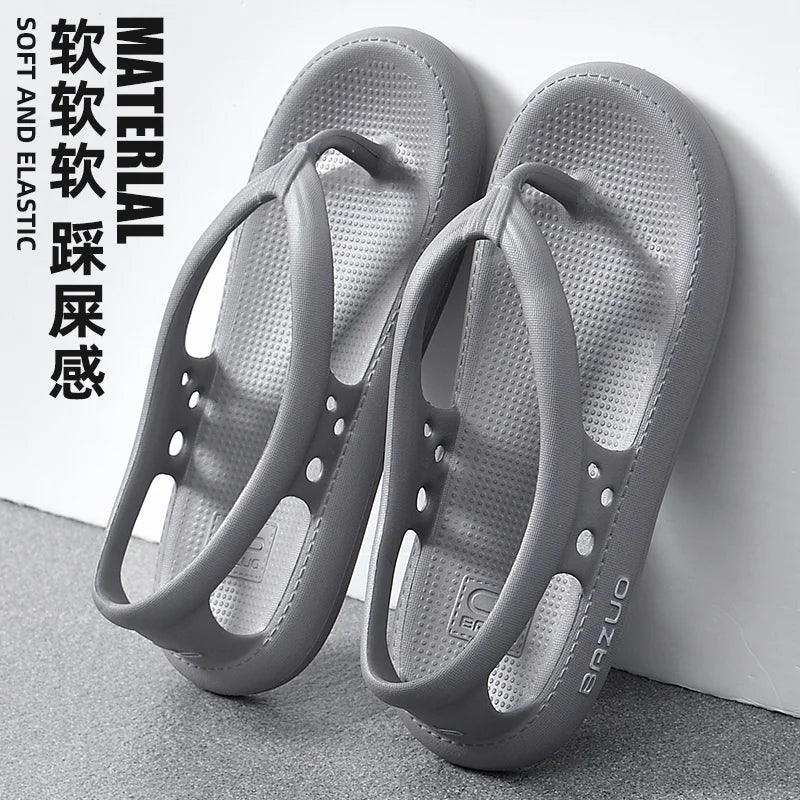 Summer Men's Sandals Outdoor Fashion Roman Sandals Beach Anti slip Casual Lightweight Open Toe Slippers Boys' Flip-flops