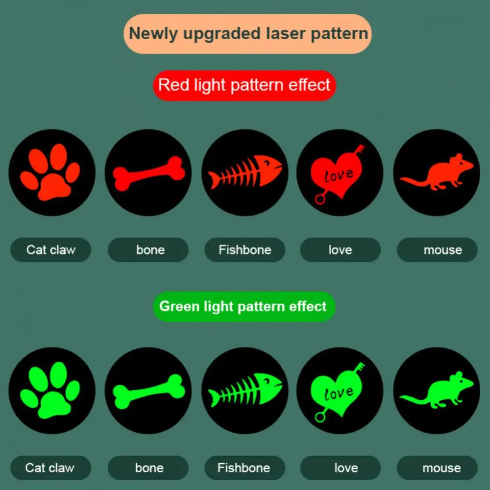 In 1 Cat Stick Toy Multifunctional Pet Supplies  Pet Projector Led Cat Toy Slide Control Cat Care Products Pet Toy Projection