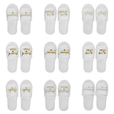 1 Pair Bride Wedding Decoration Bridesmaid Party Slippers Ladies Party Supplies