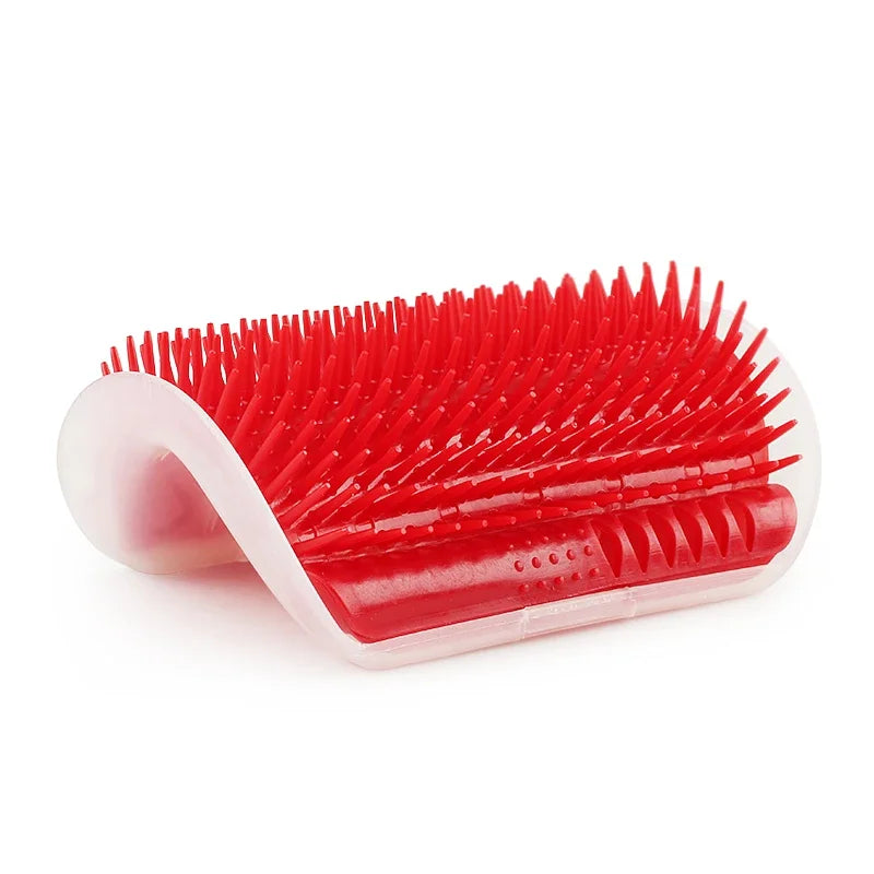 Pet Brush Comb Play Cat Toy Cat Corner Self Groomer Massage Comb Cat Face Scratcher for Kitten Puppy Cat Accessories