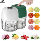 Electric Food Chopper Mini Portable Electric Garlic Vegetable Onion Chopper Multifunctional Wireless Electric Food Processors